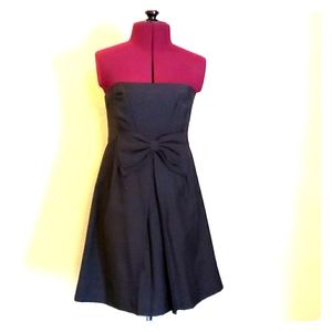 Lily Pulitzer Bow Strapless Black Dress size 2